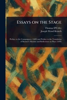 Paperback Essays on the Stage Book