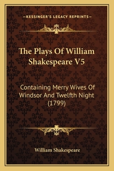 Merry Wives of Windsor and Twelfth Night