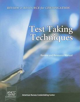 Paperback Test Taking Techniques: Review and Resource Manual Book