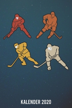 Kalender 2020: Eishockey Retro A5 Kalender Planer für ein erfolgreiches Jahr - 110 Seiten (German Edition)