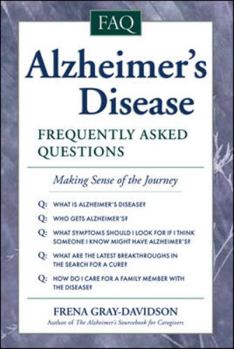 Paperback Alzheimer's Disease: Frequently Asked Questions Book
