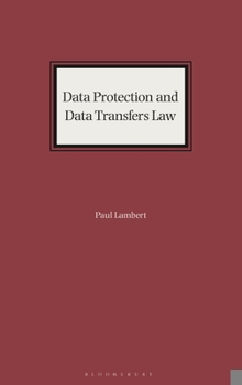 Hardcover Data Protection and Data Transfers Law Book