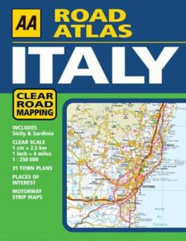Paperback Aa Road Atlas Italy Book