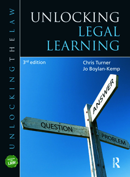 Paperback Unlocking Legal Learning Book