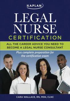 Paperback Kaplan Legal Nurse Certification Book