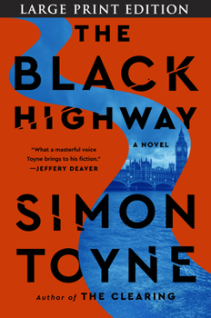 Paperback The Black Highway [Large Print] Book