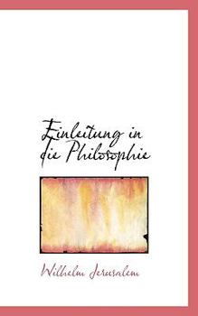 Paperback Einleitung in Die Philosophie Book