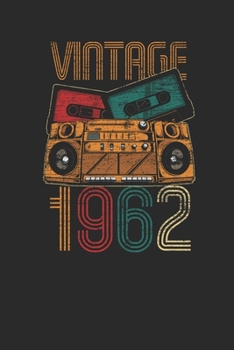 Vintage 1962: Dotted Bullet Notebook – Birthday Gift or Anniversary Gift Idea