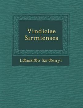 Paperback Vindiciae Sirmienses Book