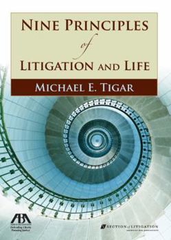 Paperback Nine Principles of Litigation and Life Book