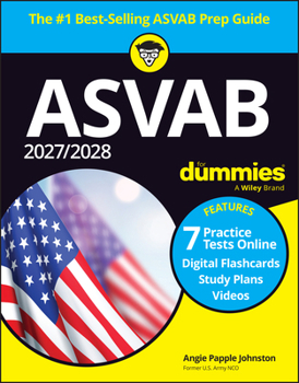 Paperback 2027/2028 ASVAB for Dummies (Book + 7 Practice Tests, Flashcards, and Videos Online) Book