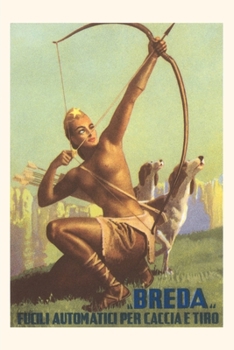 Paperback Vintage Journal Amazon Woman with Bow and Arrow Book