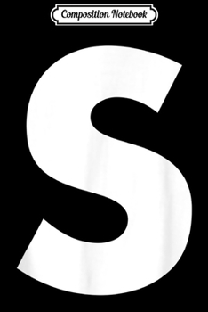 Composition Notebook: Name Letter S-Simon Chipmunk Halloween Costume Christmas  Journal/Notebook Blank Lined Ruled 6x9 100 Pages