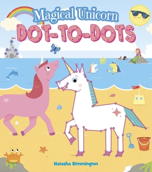 Paperback Magical Unicorn Dot-To-Dots Book