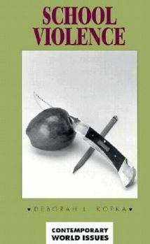 Hardcover School Violence: A Reference Handbook (Contemporary World Issues) Book
