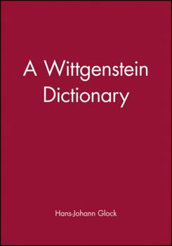 Paperback Wittgenstein Dictionary Book