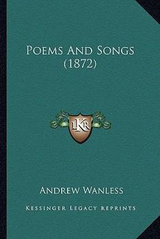 Paperback Poems And Songs (1872) Book