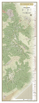 Misc. National Geographic Colorado Trail Wall Map - Laminated (18 X 48 In) Book