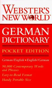Paperback Webster's New World German Dictionary Book
