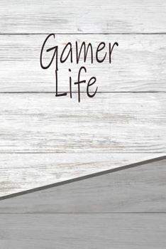 Gamer Life: Personalized Rustic Isometric Dot Notebook 120 pages 6"x9"