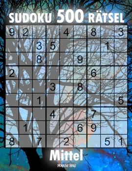 Paperback 500 Sudoku Rätsel: Sudoku-Buch mit 500 Mittelschwere Sudokus für Erwachsene [German] Book