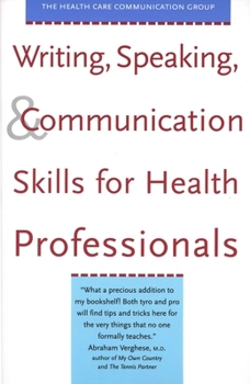 Paperback Writing, Speaking, and Communication Skills for Health Professionals Book