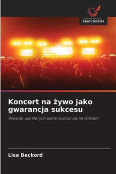 Paperback Koncert na żywo jako gwarancja sukcesu [Polish] Book