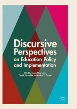 Paperback Discursive Perspectives on Education Policy and Implementation Book