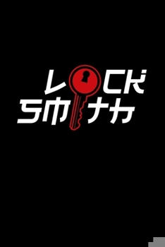 Paperback Lock smith: 6x9 Locksmith - blank with numbers paper - notebook - notes Book