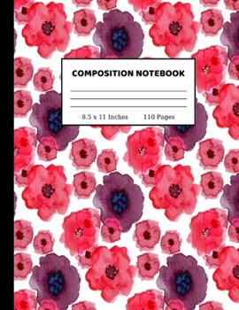 Paperback Composition Notebook: Wide Ruled Paper Notebook Journal - Cute Wide Blank Lined Workbook for Teens Kids Students Girls for Home School Colle Book