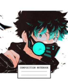 Composition Notebook: My Hero Academia Soft Glossy Cover Wide Ruled Lined Pages Book 7.5 x 9.25 Inches 110 Pages