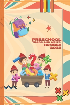 Paperback Preschool trace and write numbers: number trace and write Book