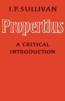 Paperback Propertius: A Critical Introduction Book