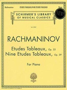 Paperback Etudes Tableaux, Op. 33 & 39: Schirmer Library of Classics Volume 2002 Piano Solo Book