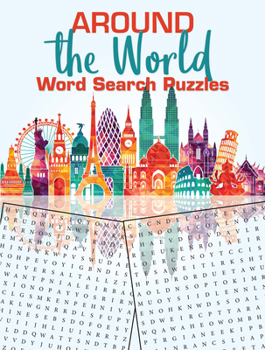 Paperback Around the World Word Search Puzzles Book