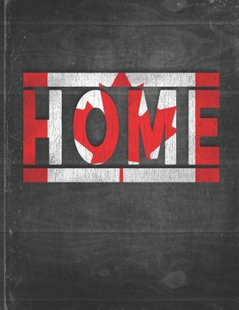 Home: Canada Flag Personalized Retro Gift for Canadian Retired Coworker Friend Party  Undated Planner Daily Weekly Monthly Calendar Organizer Journal