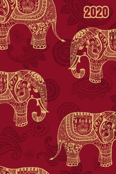 Paperback 2020: 6"x9" Daily and Weekly Agenda Planner and Organizer V61 Book