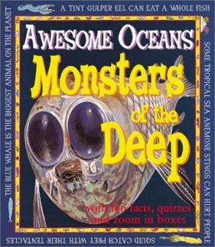 Hardcover Monsters of the Deep (Awesome Oceans) Book