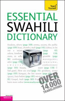 Paperback Essential Swahili Dictionary: Swahili-English/English-Swahili Book