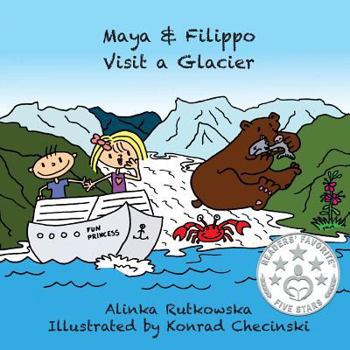 Paperback Maya & Filippo Visit a Glacier Book