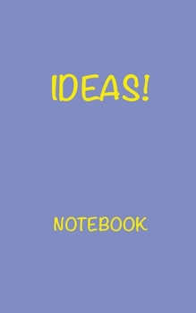 Paperback Ideas! Notebook: Blank Lined Notebook Book