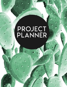 Paperback Project Planner: Succulent 2020 Planner Focus Weekly Monthly Book