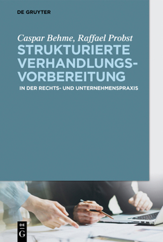 Hardcover Strukturierte Verhandlungsvorbereitung (German Edition) [German] Book