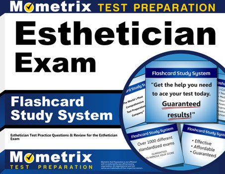 Misc. Esthetician Exam Flashcard Study System: Esthetician Test Practice Questions & Review for the Esthetician Exam Book