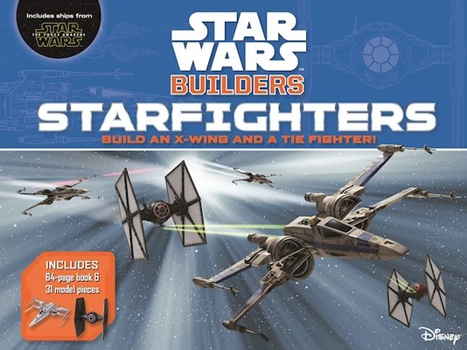 Hardcover Star Wars Builders: Starfighters Book