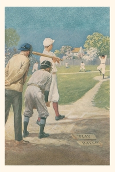Paperback Vintage Journal Play Ball, Pitcher's Wind-Up Book