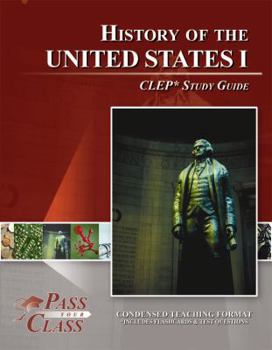 Paperback CLEP United States History 1 Study Guide (Perfect Bound) Book