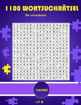 Paperback 1100 wortsuchrätsel für erwachsene: Leicht lesbarer Großdruck [German] Book