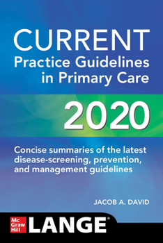 Paperback Current Practice Guidelines in Primary Care 2020 Book