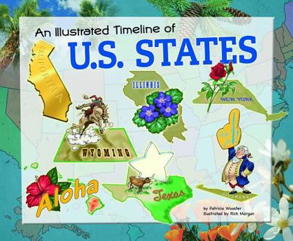 Paperback An Illustrated Timeline of U.S. States Book